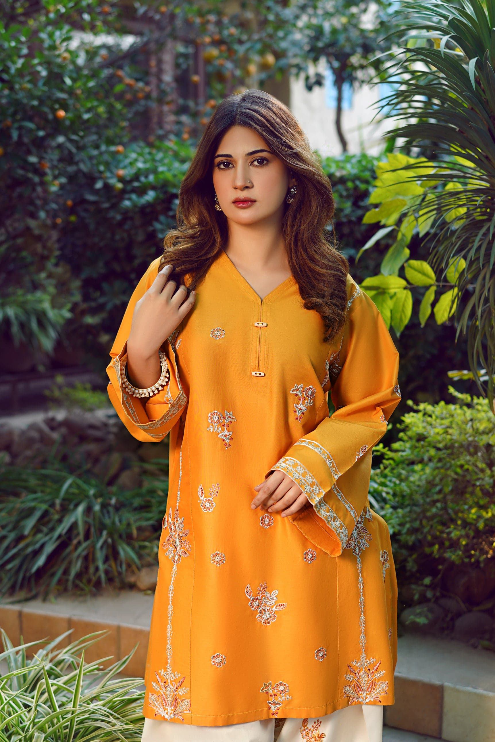 MYRA LAWN EMB CO-ORD SET