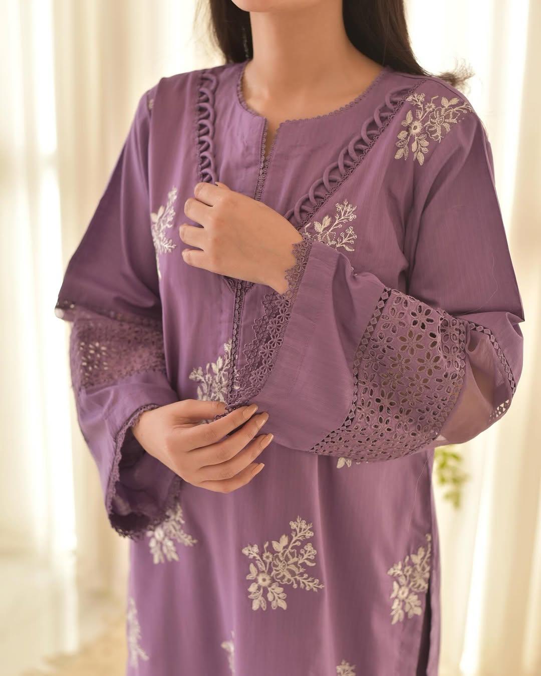 HORIYA PURPLE LAWN 3PC