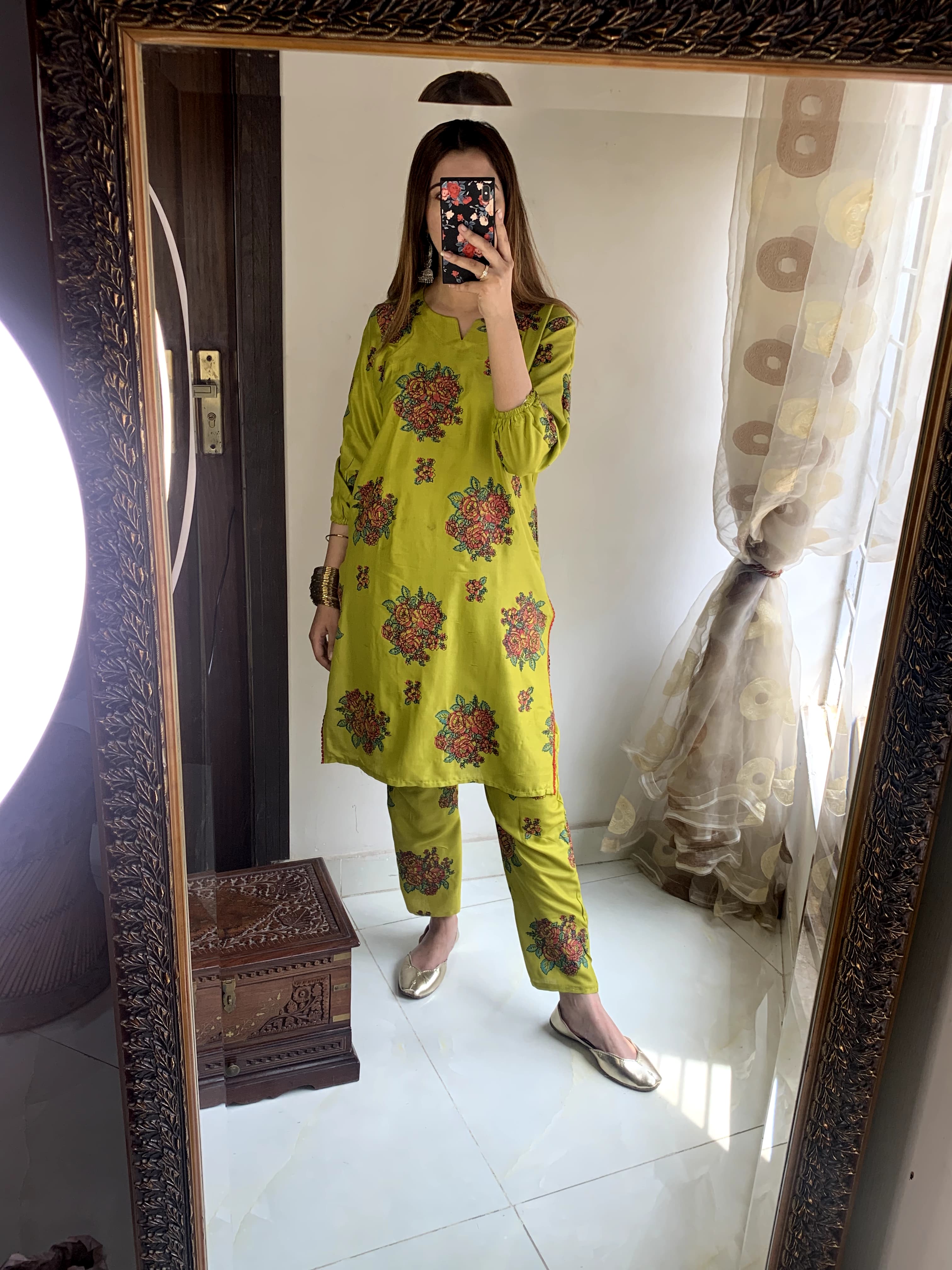 New Rose Printed 2pc