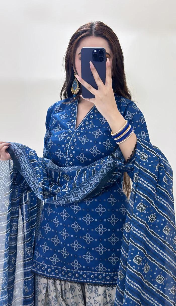 Chunri Farshi Shalwar 3pc
